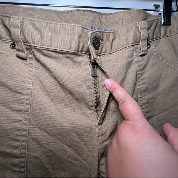 Women's DuluthFlex Curves setter Relaxed Leg Cargo Pants camel size 10 / 31 - Picture 9 of 16